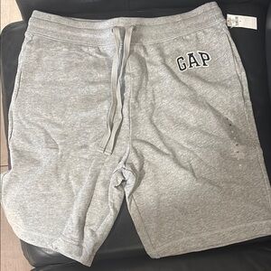 GAP Gray Athletic Shorts with Elastic Waistband